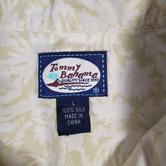 Tommy Bahama Women Silk Floral‎ Shirt Size Large Beach Resort Vacation Casual - Picture 6 of 11